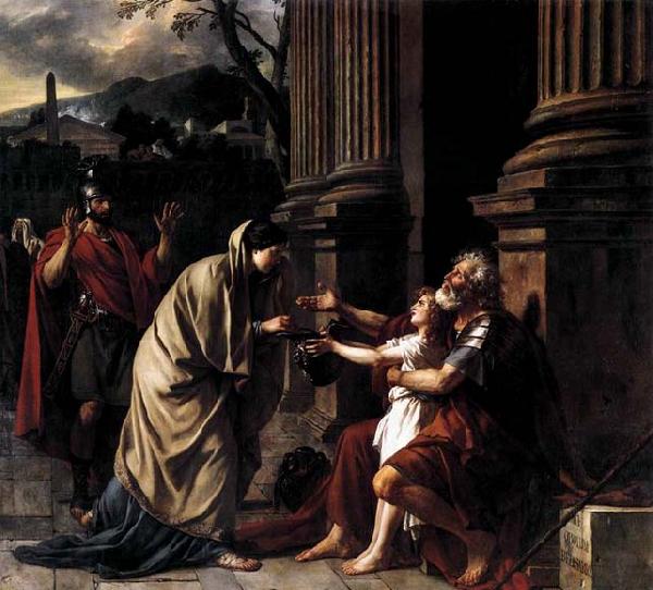 Jacques-Louis  David Belisarius Receiving Alms China oil painting art